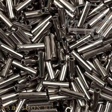 Стеклярус Miyuki 6 мм Никель MB2-0190