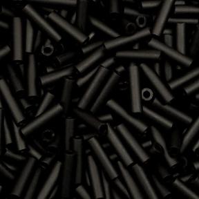 Стеклярус Miyuki 6 мм Матовый непрозрачный черный