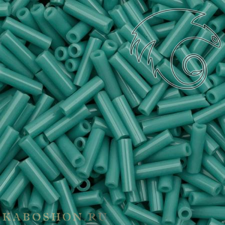 Стеклярус Miyuki 6 мм Непрозрачный зеленая бирюза MB2-0412
