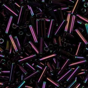 Стеклярус Miyuki 6 мм Металлизированный радужный пурпурный