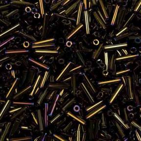 Стеклярус Miyuki 6 мм Металлизированный радужный коричневый