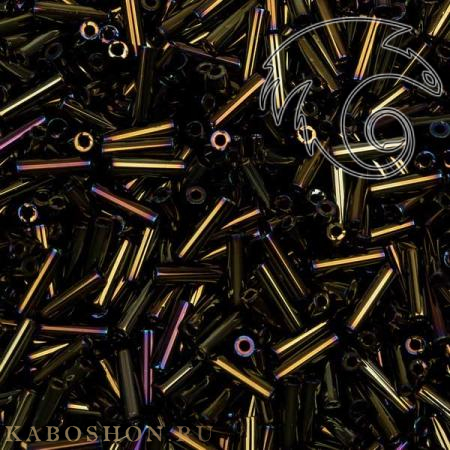 Стеклярус Miyuki 6 мм Металлизированный радужный коричневый MB2-0458
