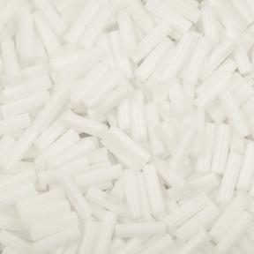 Стеклярус Miyuki 6 мм Непрозрачный белый