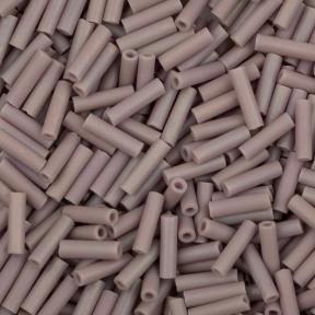 Стеклярус Miyuki 6 мм Радужный матовый непрозрачный лилово-розовый