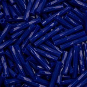 Стеклярус Miyuki Twist 12 мм Непрозрачный кобальт