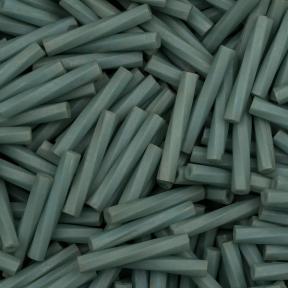 Стеклярус Miyuki Twist 12 мм Матовый металлизированный бирюза