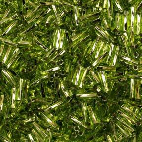 Стеклярус Miyuki Twist 6 мм Внутреннее серебрение ликер шартрез