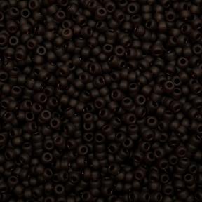Бисер Miyuki 11-0 Матовый прозрачный коричневый