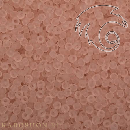 Бисер Miyuki 11-0 Матовый прозрачный бледно-розовый Miyuki-11-0155F