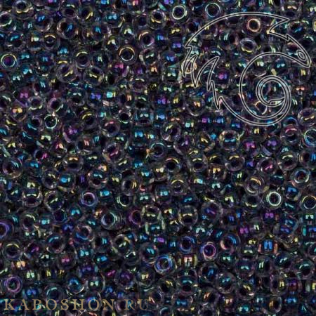 Бисер Miyuki 11-0 Окрашенный изнутри аметист/радужный хрусталь Miyuki-11-0274