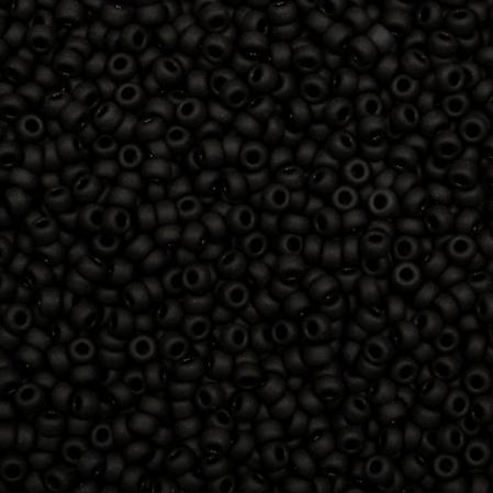 Бисер Miyuki 11-0 Матовый непрозрачный черный