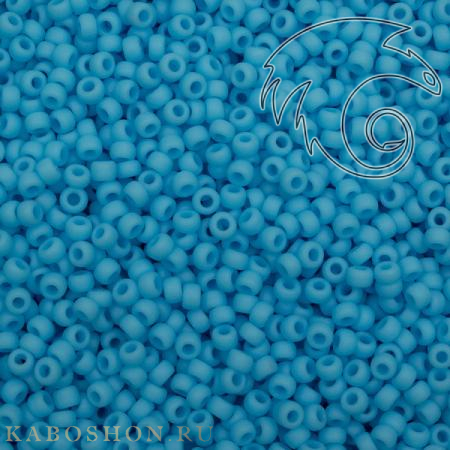 Бисер Miyuki 11-0 Матовый непрозрачный голубая бирюза Miyuki-11-0413F
