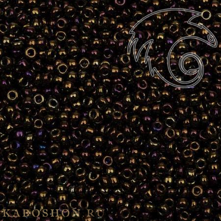 Бисер Miyuki 11-0 Металлизированный радужный коричневый Miyuki-11-0458