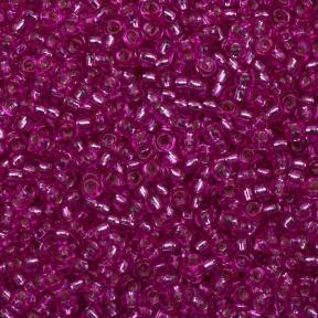 Бисер Miyuki 11-0 Внутреннее серебрение фуксия