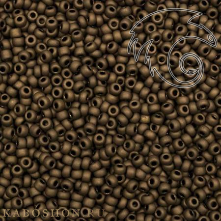 Бисер Miyuki 11-0 Матовый металлизированный темная бронза Miyuki-11-2006