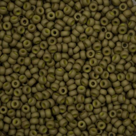 Бисер Miyuki 11-0 Матовый металлизированный золотая олива