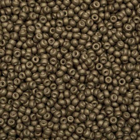 Бисер Miyuki 11-0 Матовый металлизированный старинное серебро