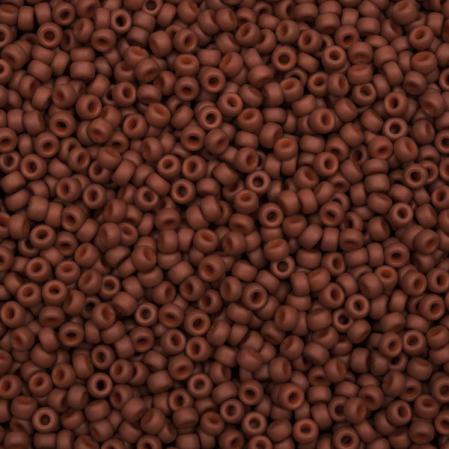 Бисер Miyuki 11-0 Матовый непрозрачный терракотовый