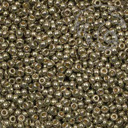 Бисер Miyuki 11-0 Duracoat Гальванизированный светлое олово Miyuki-11-4221