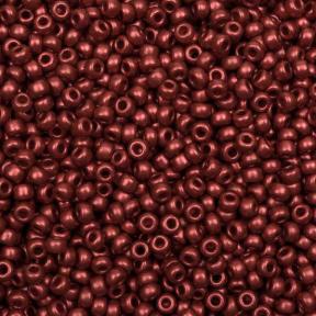 Бисер Miyuki 11-0 Металлизированный красная лава