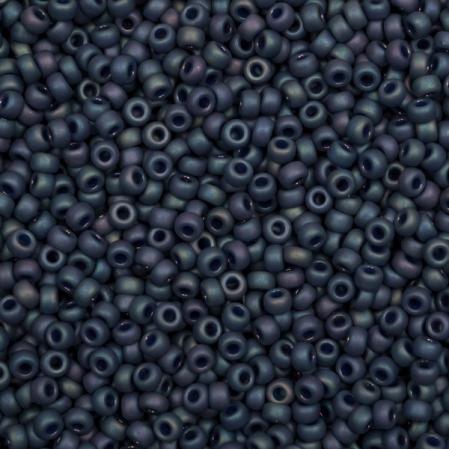 Бисер Miyuki 11-0 Матовый непрозрачный глазурованный радужная небула