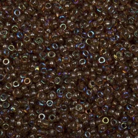 Бисер Miyuki 11-0 Crystal Brown Rainbow