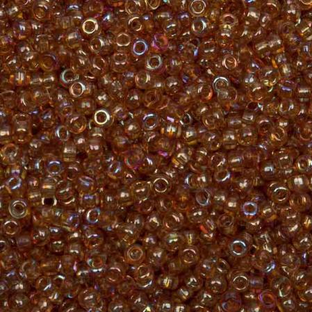 Бисер Miyuki 11-0 Crystal Orange Rainbow