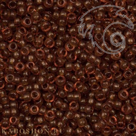 Бисер Miyuki 15-0 Прозрачный темный топаз Miyuki-15-0134