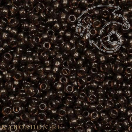 Бисер Miyuki 15-0 Прозрачный коричневый Miyuki-15-0135