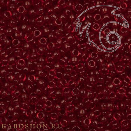 Бисер Miyuki 15-0 Прозрачный красный Miyuki-15-0141