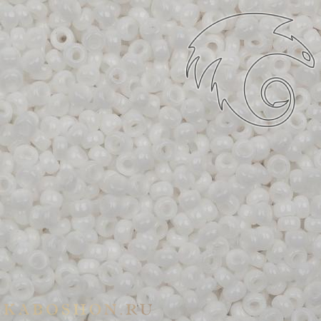 Бисер Miyuki 15-0 Непрозрачный белый Miyuki-15-0402