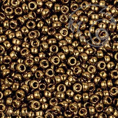 Бисер Miyuki 15-0 Металлизированный темная бронза Miyuki-15-0457