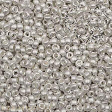 Бисер Miyuki 15-0 Матовый металлизированный серебром 925 пробы Miyuki-15-0961F