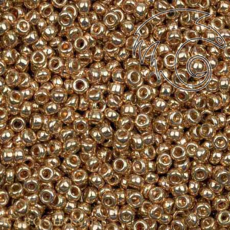 Бисер Miyuki 15-0 Гальванизированный золото Miyuki-15-1052