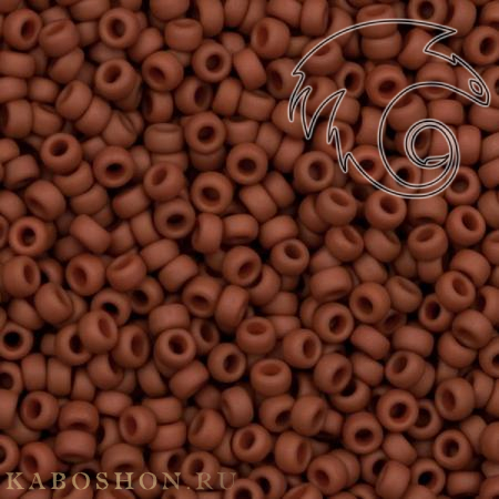 Бисер Miyuki 15-0 Матовый непрозрачный терракотовый Miyuki-15-2315