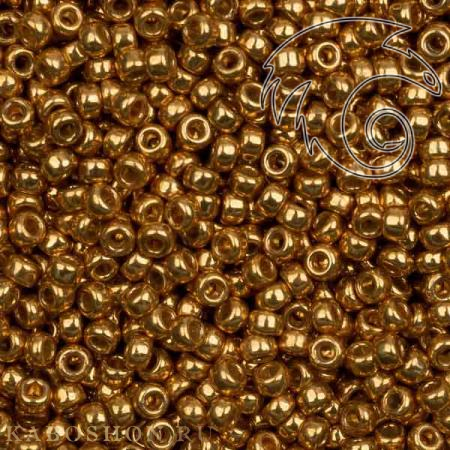 Бисер Miyuki 15-0 Duracoat Гальванизированный желтое золото Miyuki-15-4203