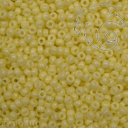 Бисер Miyuki 15-0 Duracoat Непрозрачный лимонный лед Miyuki-15-4451