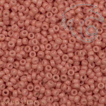 Бисер Miyuki 15-0 Duracoat Непрозрачный темный лосось Miyuki-15-4462