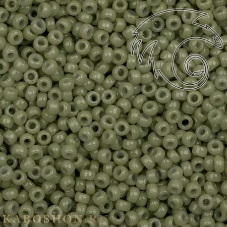 Бисер Miyuki 15-0 Duracoat Непрозрачный светлый фенхель Miyuki-15-4473