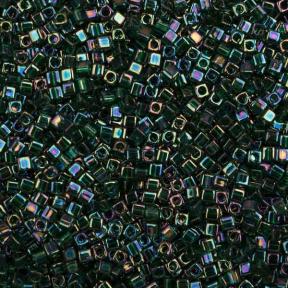 Бисер Miyuki Square Beads 1,8 мм Окрашенный изнутри светлая французская роза/глянцевый хрусталь