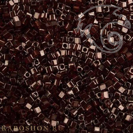 Бисер Miyuki Square Beads 1,8 мм Золотое сияние гранат SB-01-0304