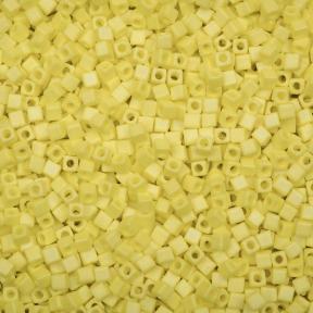 Бисер Miyuki Square Beads 1,8 мм Радужный матовый непрозрачный желтый