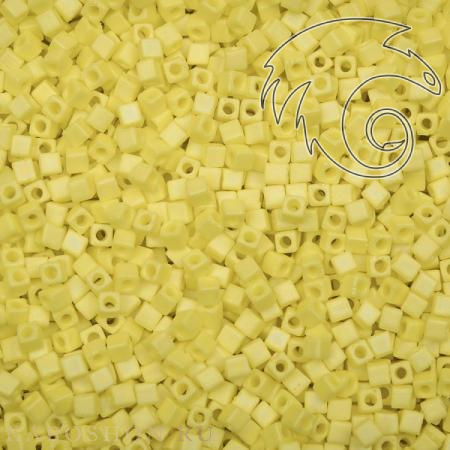 Бисер Miyuki Square Beads 1,8 мм Радужный матовый непрозрачный желтый SB-01-0404FR