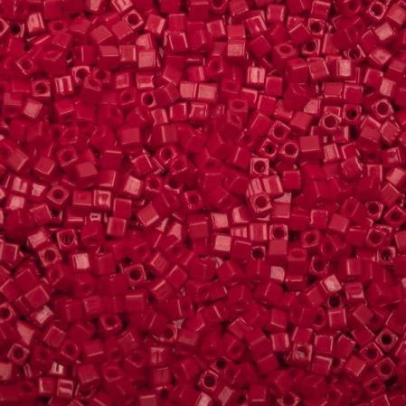 Бисер Miyuki Square Beads 1,8 мм Непрозрачный темно-красный