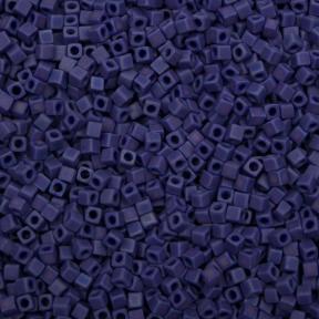 Бисер Miyuki Square Beads 1,8 мм Радужный матовый непрозрачный кобальт