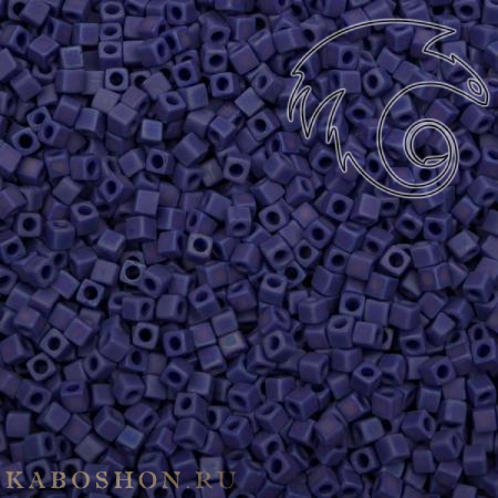 Бисер Miyuki Square Beads 1,8 мм Радужный матовый непрозрачный кобальт SB-01-0414FR