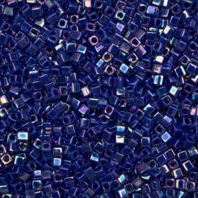 Бисер Miyuki Square Beads 1,8 мм Радужный непрозрачный кобальт