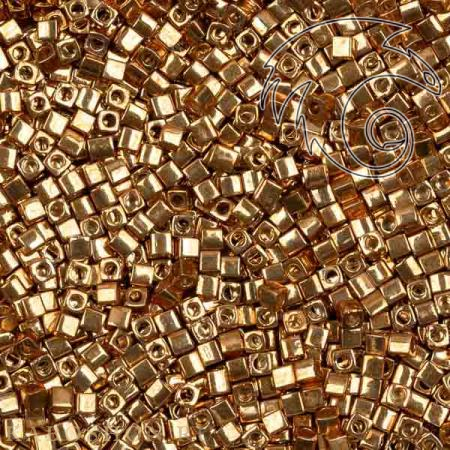 Бисер Square Beads 1.8 mm Гальванизированный желтый SB-01-1053