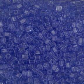 Бисер Square Beads 3 mm Прозрачный светло-васильковый синий