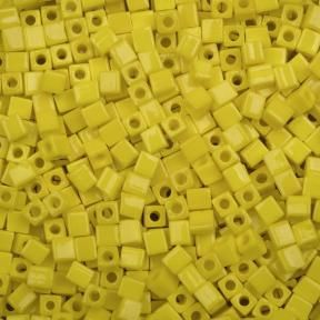 Бисер Miyuki Square Beads 3 мм Непрозрачный желтый